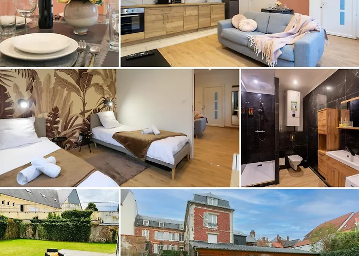 Appartement La Chute Des Feuilles - 2 Lits Simples - T2 Hyper Centre Abbeville